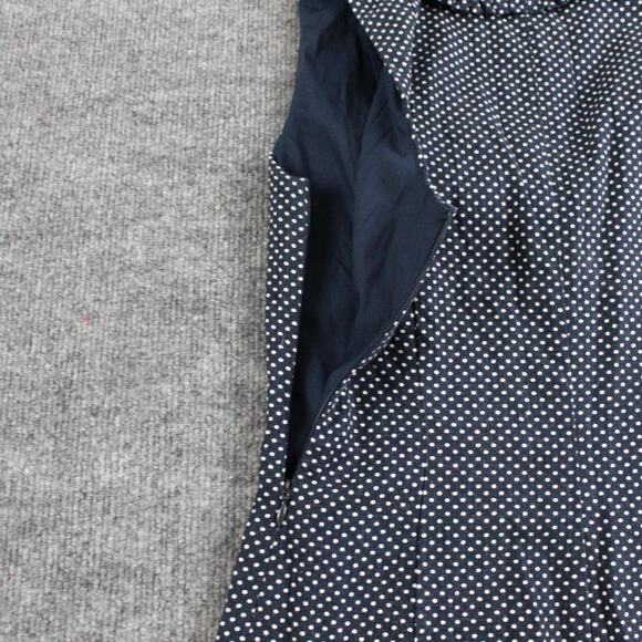 Caroline Constas Dress Women 6 Polka Dot Linen Blend Mini Lined Whimsical Playfu - Picture 9 of 13